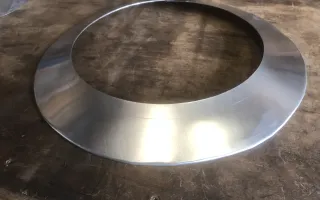 La collerette finalisée, vue sous un autre angle