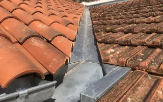 Un aperçu de la noue de la noue terminée