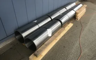 Bobineaux de zinc naturel, épaisseur 0,80 mm