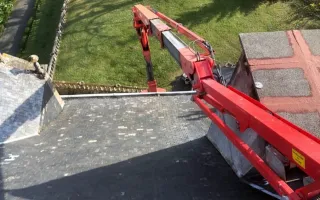 Nacelle multidirectionnelle de 32 mètres déployée