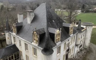 Vue d'ensemble de la couverture du château (après remaniement)