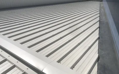 Nouvelle couverture en bac acier de 450m²